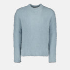 Maille Pull en alpaga Ami PARIS Bleu Homme