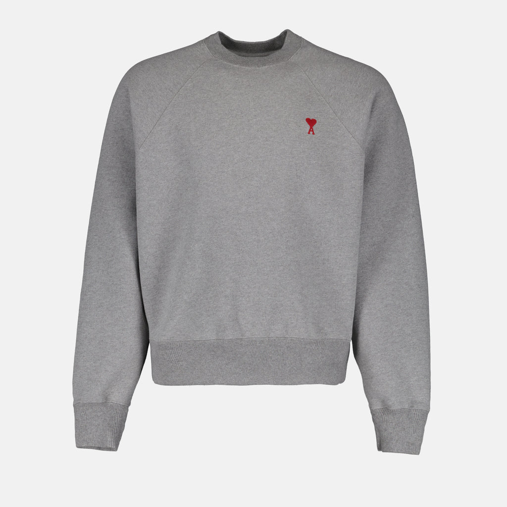 Moletons Sweatshirt Ami de Coeur Ami PARIS Cinza Unissex