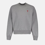 Moletons Sweatshirt Ami de Coeur Ami PARIS Cinza Unissex