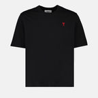 T-shirts T-shirt Ami de Coeur Ami PARIS Noir Unisexe