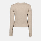 Maille Pull Ami de Coeur Ami PARIS Beige Femme
