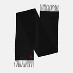 Écharpes, foulards et gants Écharpe Ami de Coeur Ami PARIS Noir Unisexe
