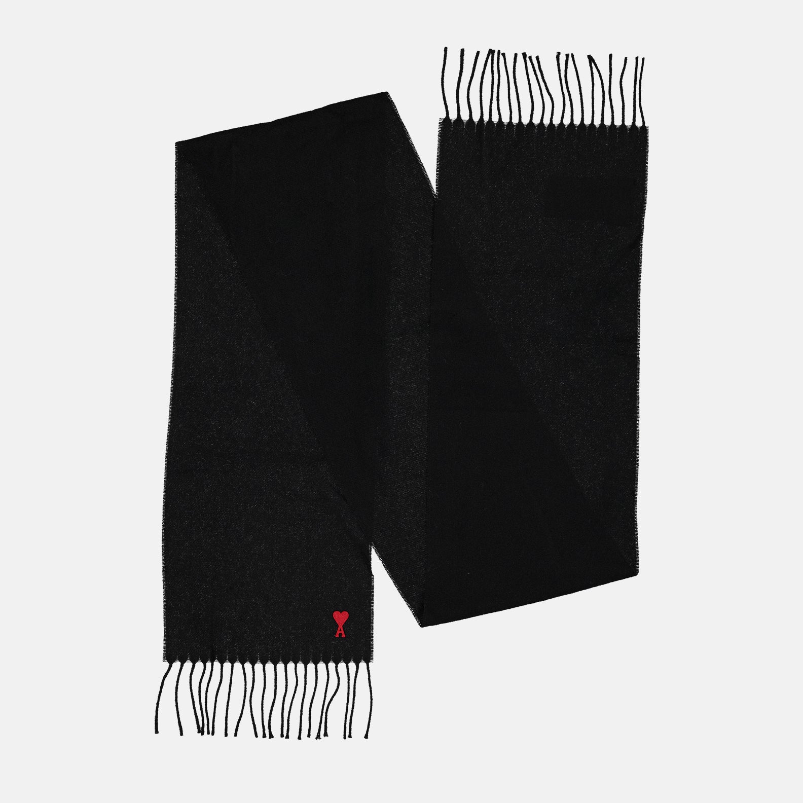 Écharpes, foulards et gants Écharpe Ami de Coeur Ami PARIS Noir Unisexe