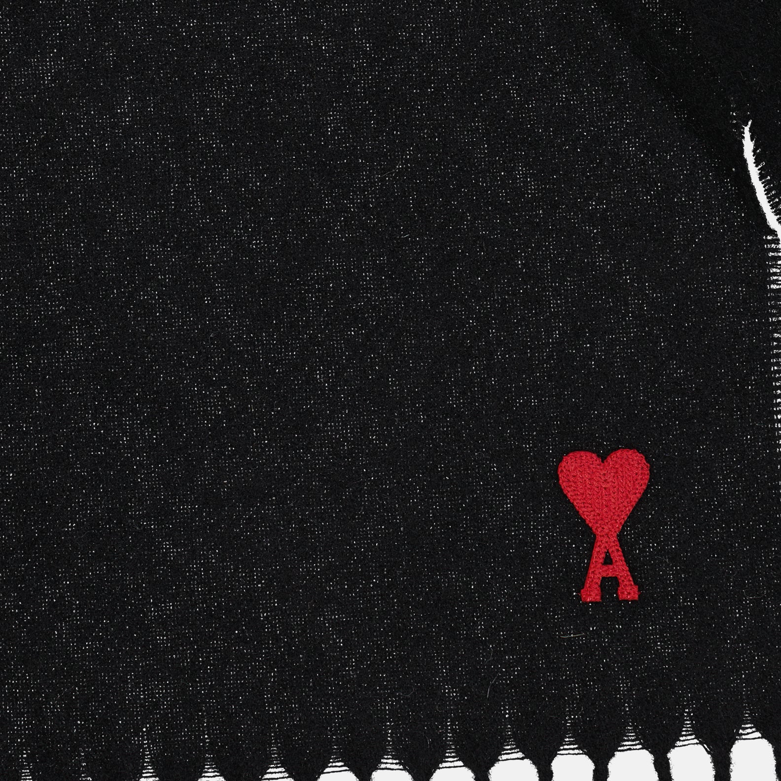 Écharpes, foulards et gants Écharpe Ami de Coeur Ami PARIS Noir Unisexe