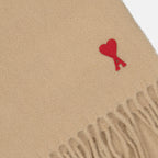 Écharpes, foulards et gants Écharpe Ami de Coeur Ami PARIS Beige Unisexe