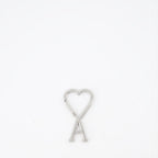 Lifestyle Carabiner key ring Ami PARIS Silver Unisex