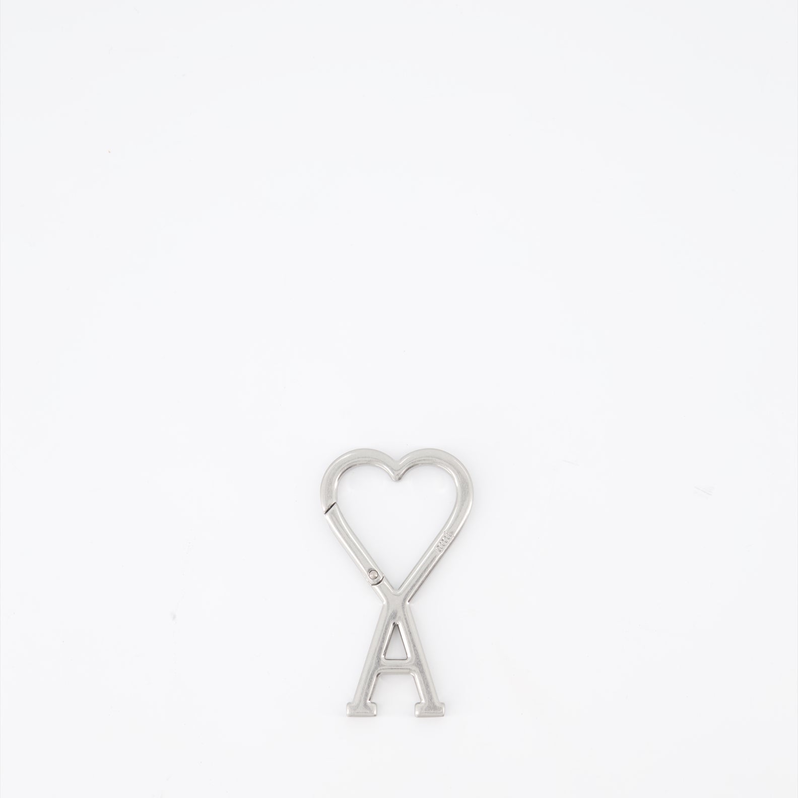 Lifestyle Carabiner key ring Ami PARIS Silver Unisex