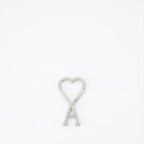 Lifestyle Carabiner key ring Ami PARIS Silver Unisex
