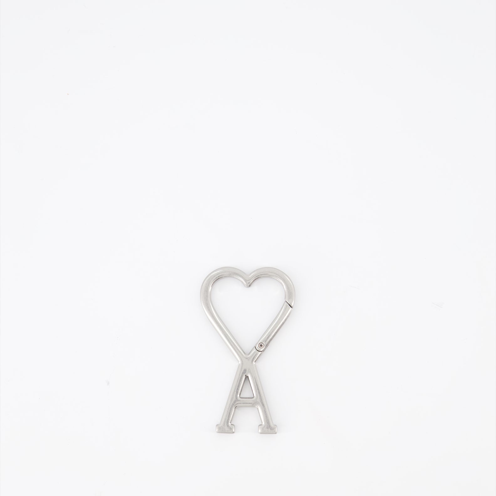 Lifestyle Carabiner key ring Ami PARIS Silver Unisex