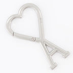 Lifestyle Carabiner key ring Ami PARIS Silver Unisex