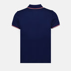 Polos Polo à logo et liseré Moncler Azul Homme