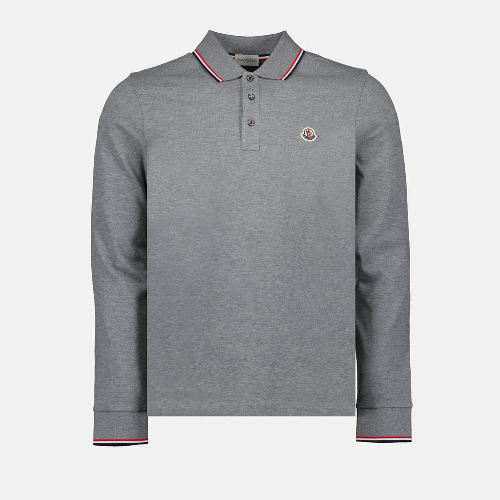 Polos Polo à manches longues Moncler Cinza Homme