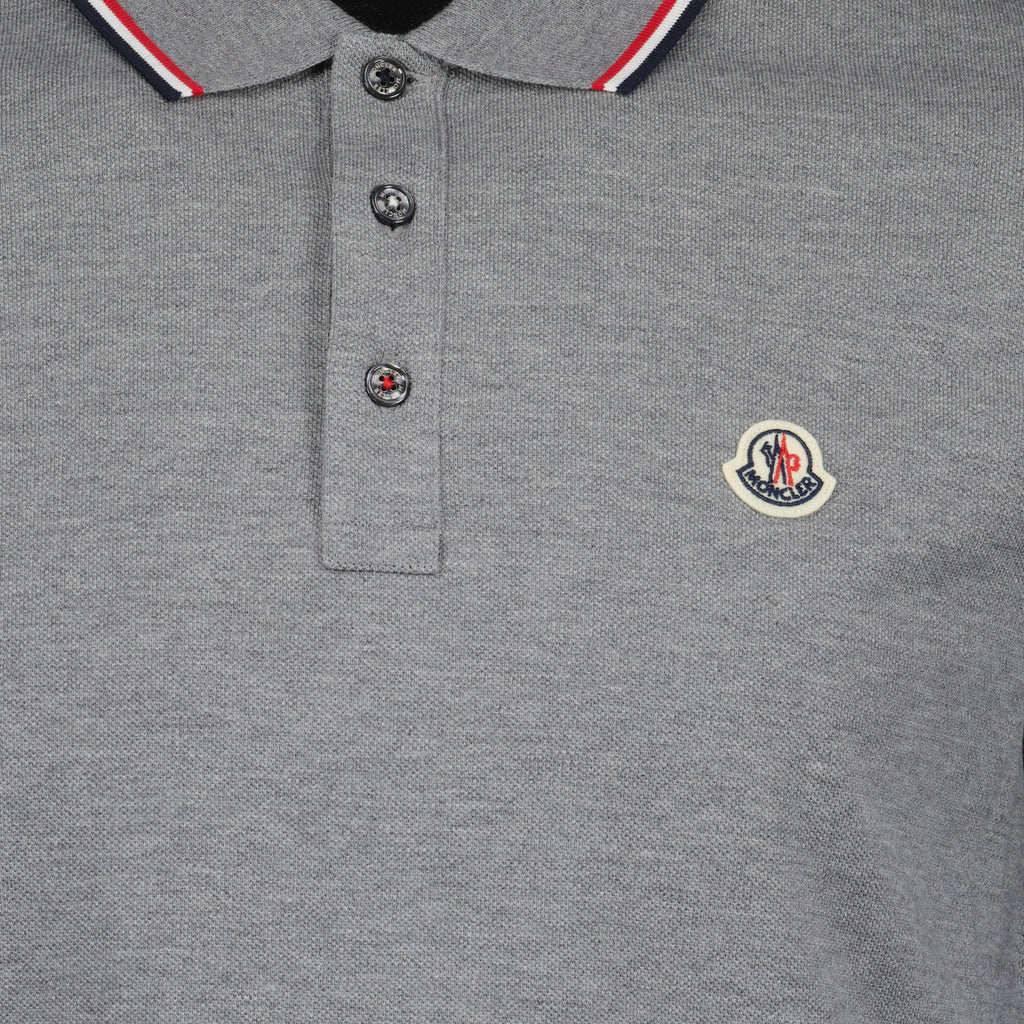 Polos Polo à manches longues Moncler Cinza Homme