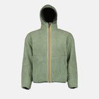 Jaquetas Veste Jacques Sherpa réversible K-Way Verde Homme