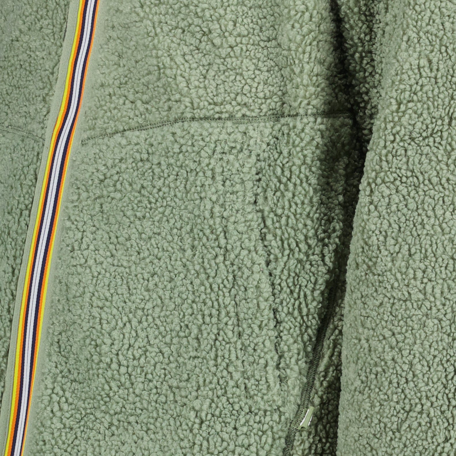 Jaquetas Veste Jacques Sherpa réversible K-Way Verde Homme