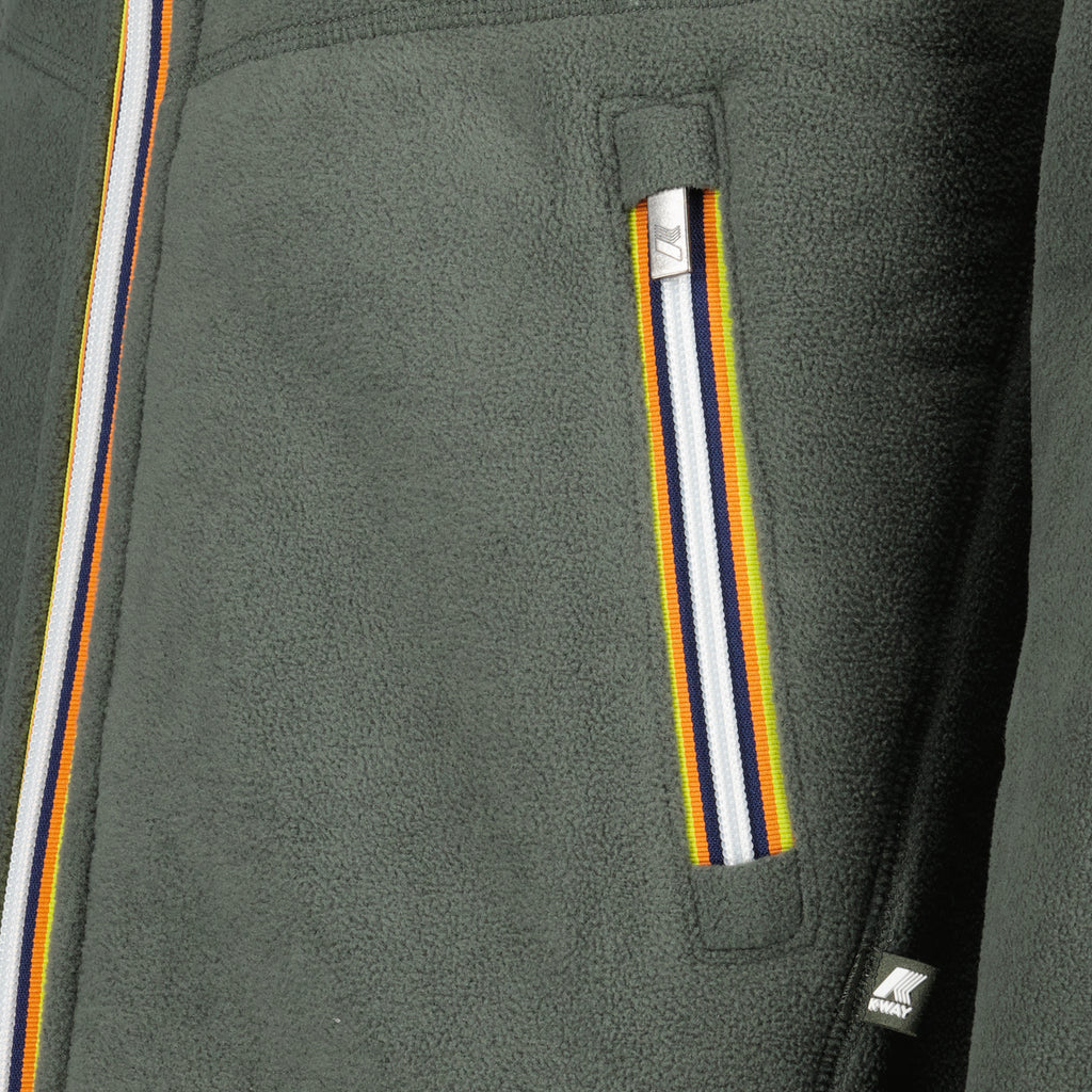 Jaquetas Veste Jacques Sherpa réversible K-Way Verde Homme