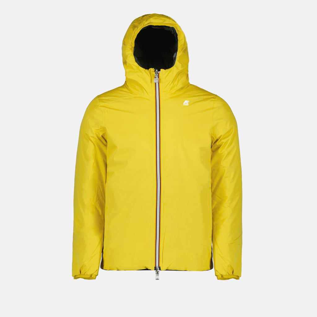 Vestes Veste réversible Jack K-Way Jaune Homme