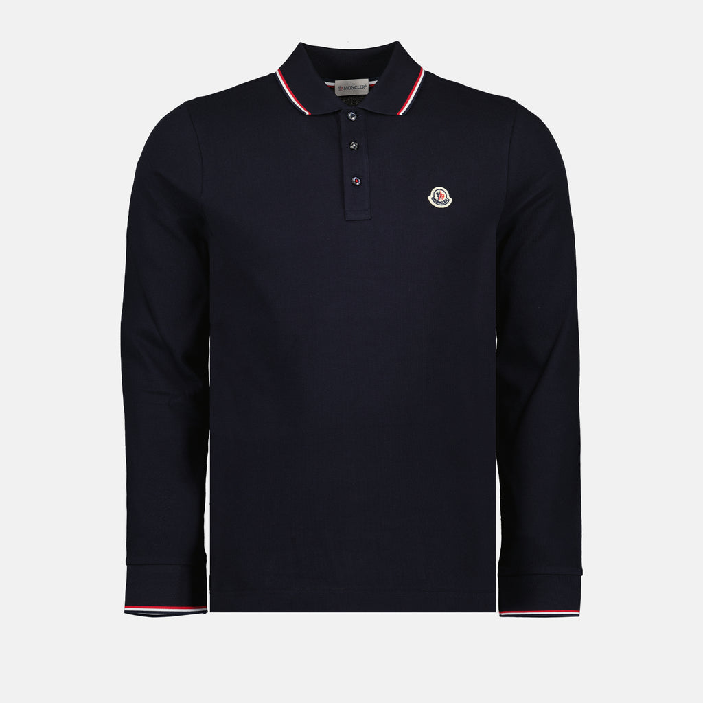 Polos Polo à manches longues Moncler Azul Homme