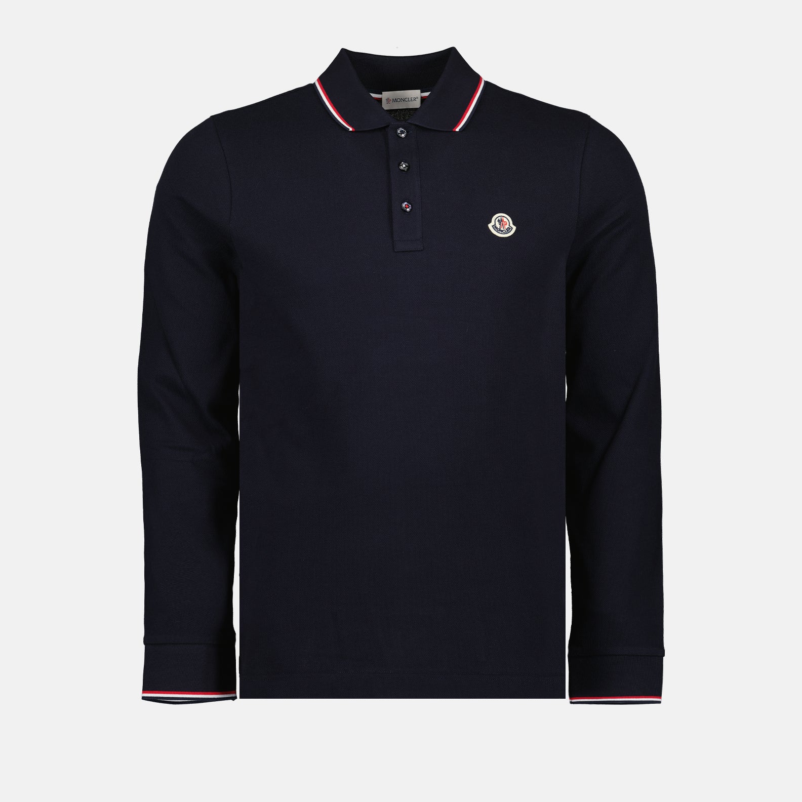 Polos Polo à manches longues Moncler Azul Homme