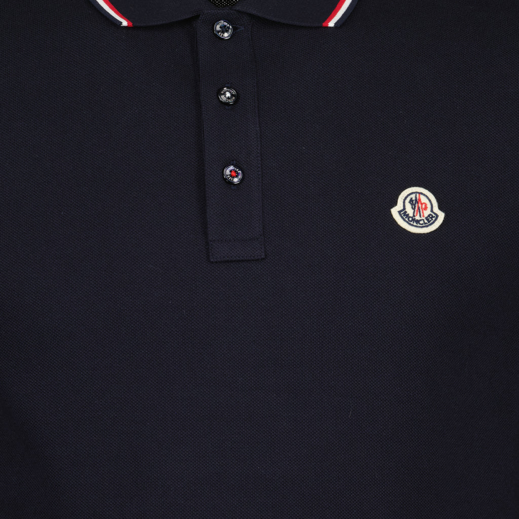 Polos Polo à manches longues Moncler Azul Homme