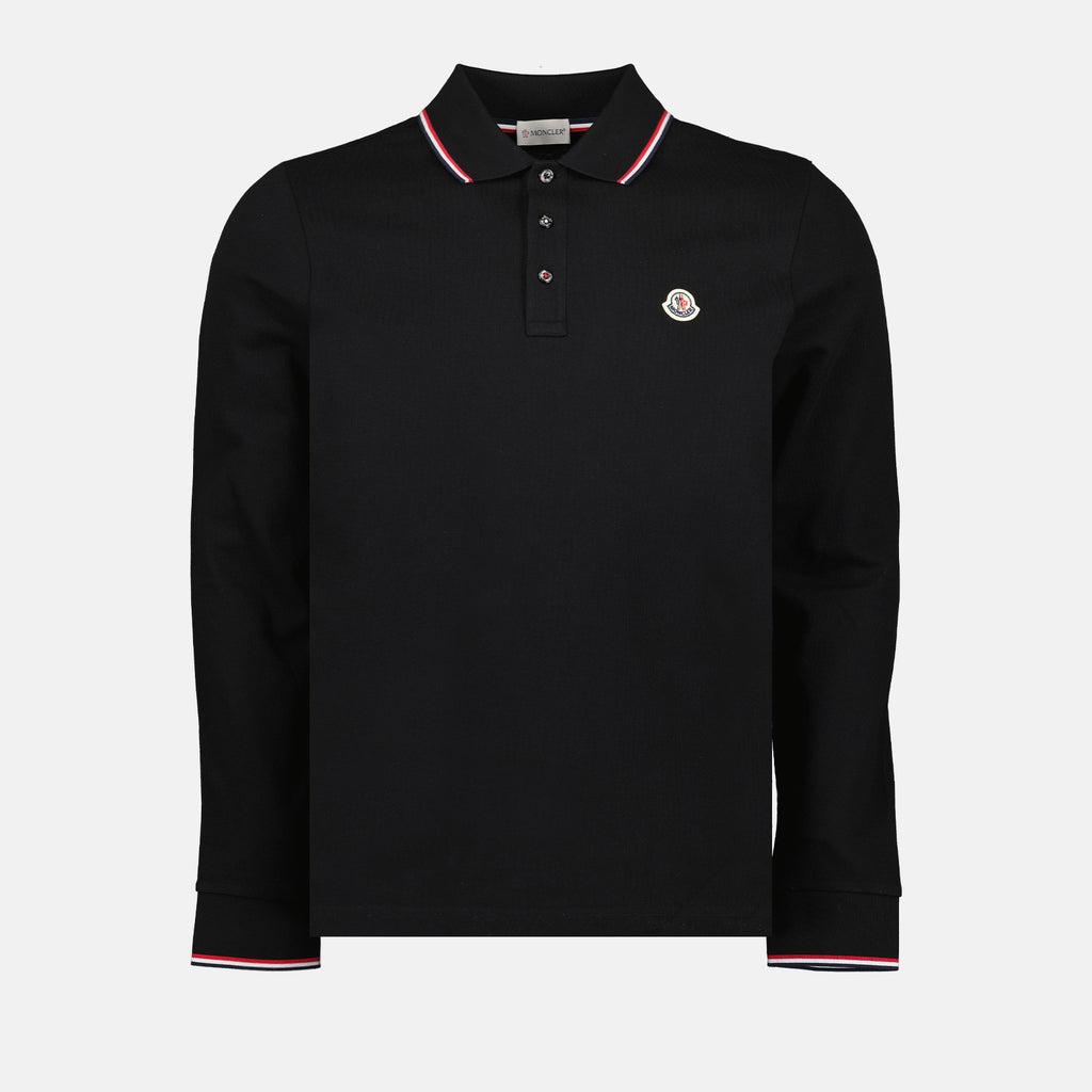 Polos Polo à manches longues Moncler Negro Homme
