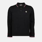 Polos Polo à manches longues Moncler Negro Homme
