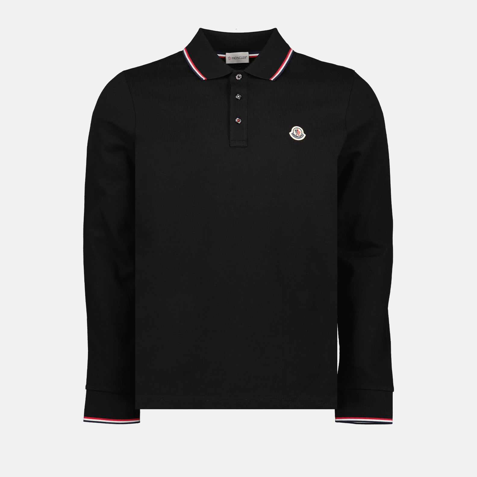 Polos Polo à manches longues Moncler Negro Homme