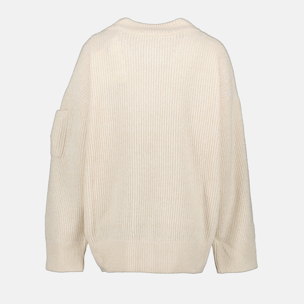 Maglieria Pull côtelé Moncler Beige Femme