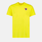 T-Shirts T-shirt à logo coeur Moncler Gelb Homme