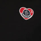 T-shirts Heart logo T-shirt Moncler Black Man