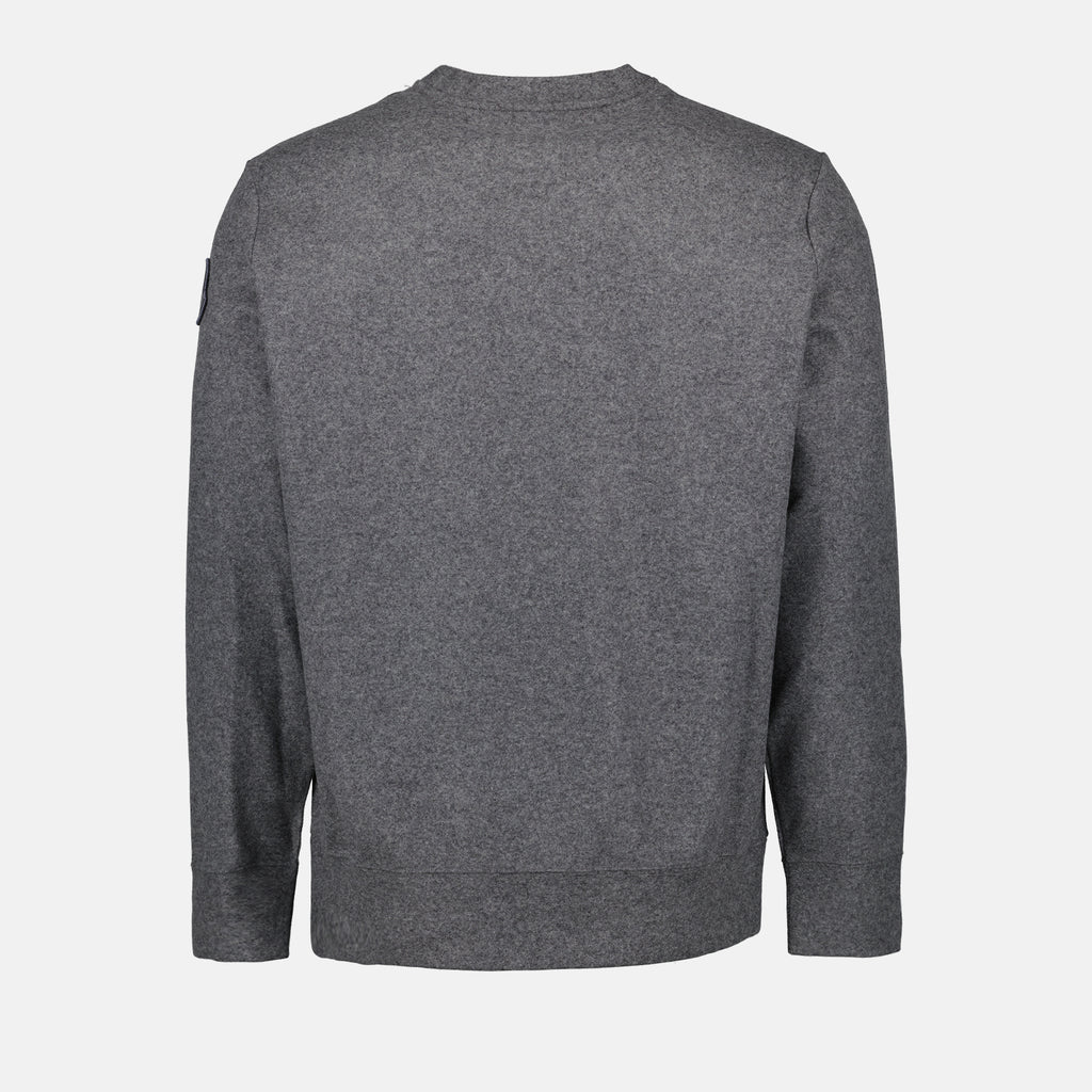 Moletons Sweatshirt à logo Moncler Cinza Homme