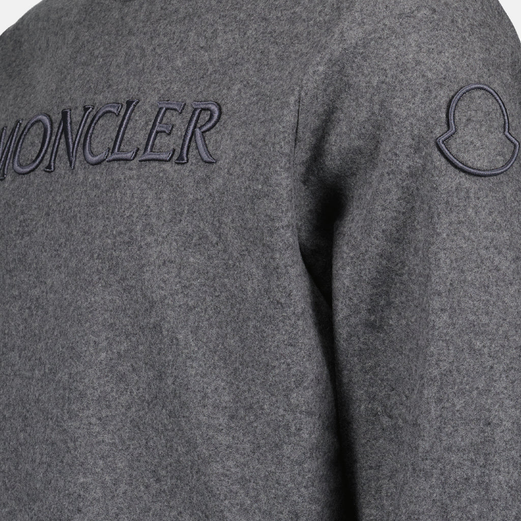 Moletons Sweatshirt à logo Moncler Cinza Homme