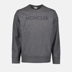 Moletons Sweatshirt à logo Moncler Cinza Homme