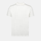 Polos Polo à logo en cuir Moncler Branco Homme