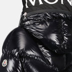 Manteaux Doudoune Huppe Moncler Noir Femme