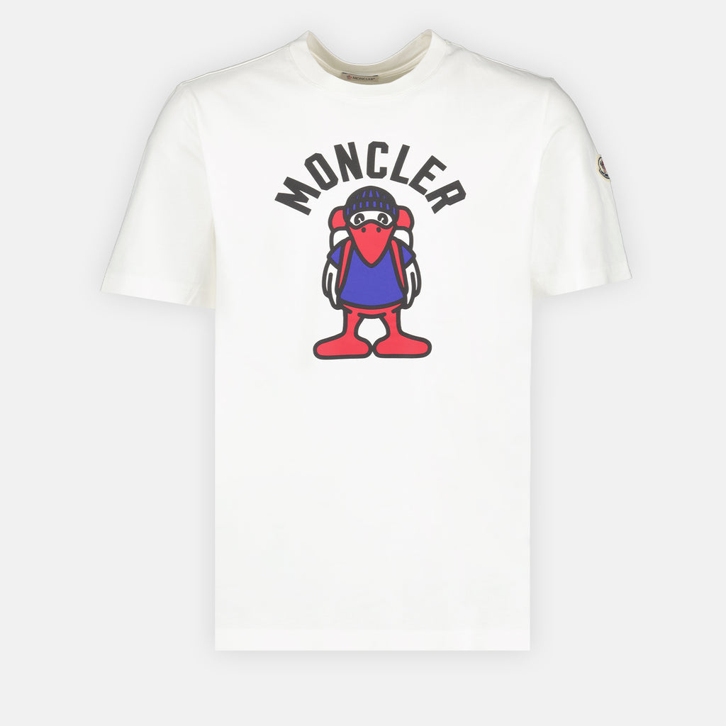T-shirts T-shirt MonDuck Moncler Blanc Homme
