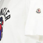 T-shirts T-shirt MonDuck Moncler Blanc Homme