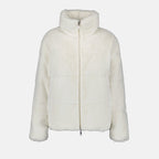 Manteaux Doudoune Pluvier Moncler Blanc Femme