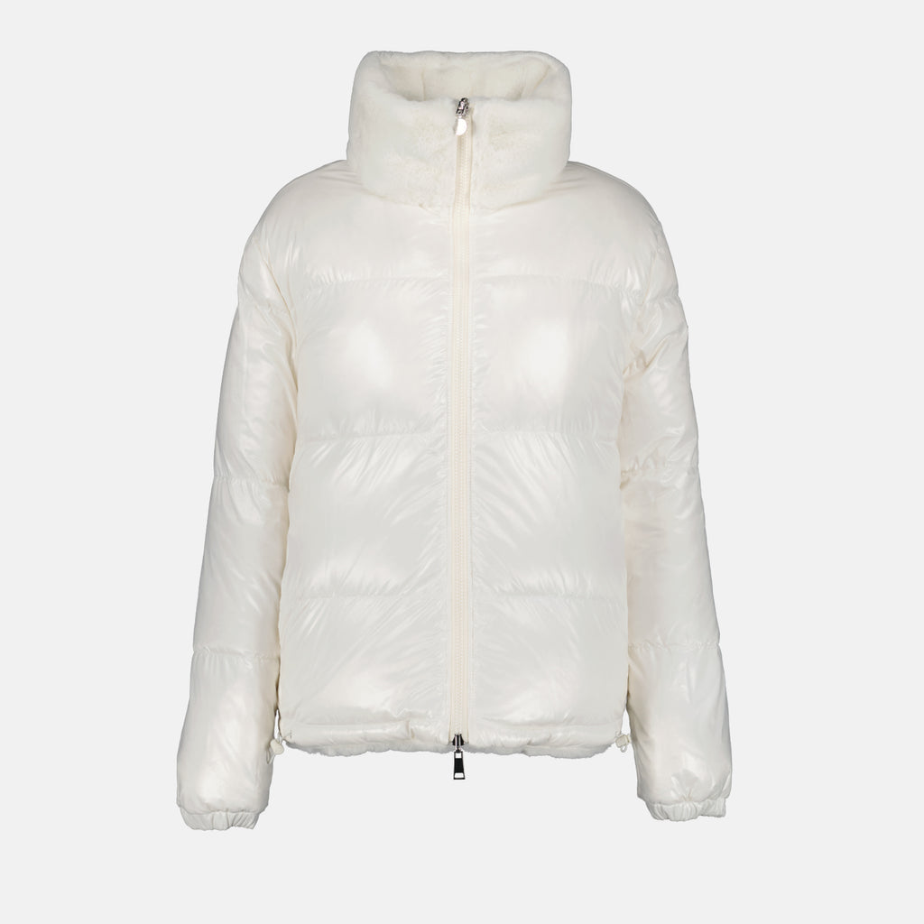 Manteaux Doudoune Pluvier Moncler Blanc Femme