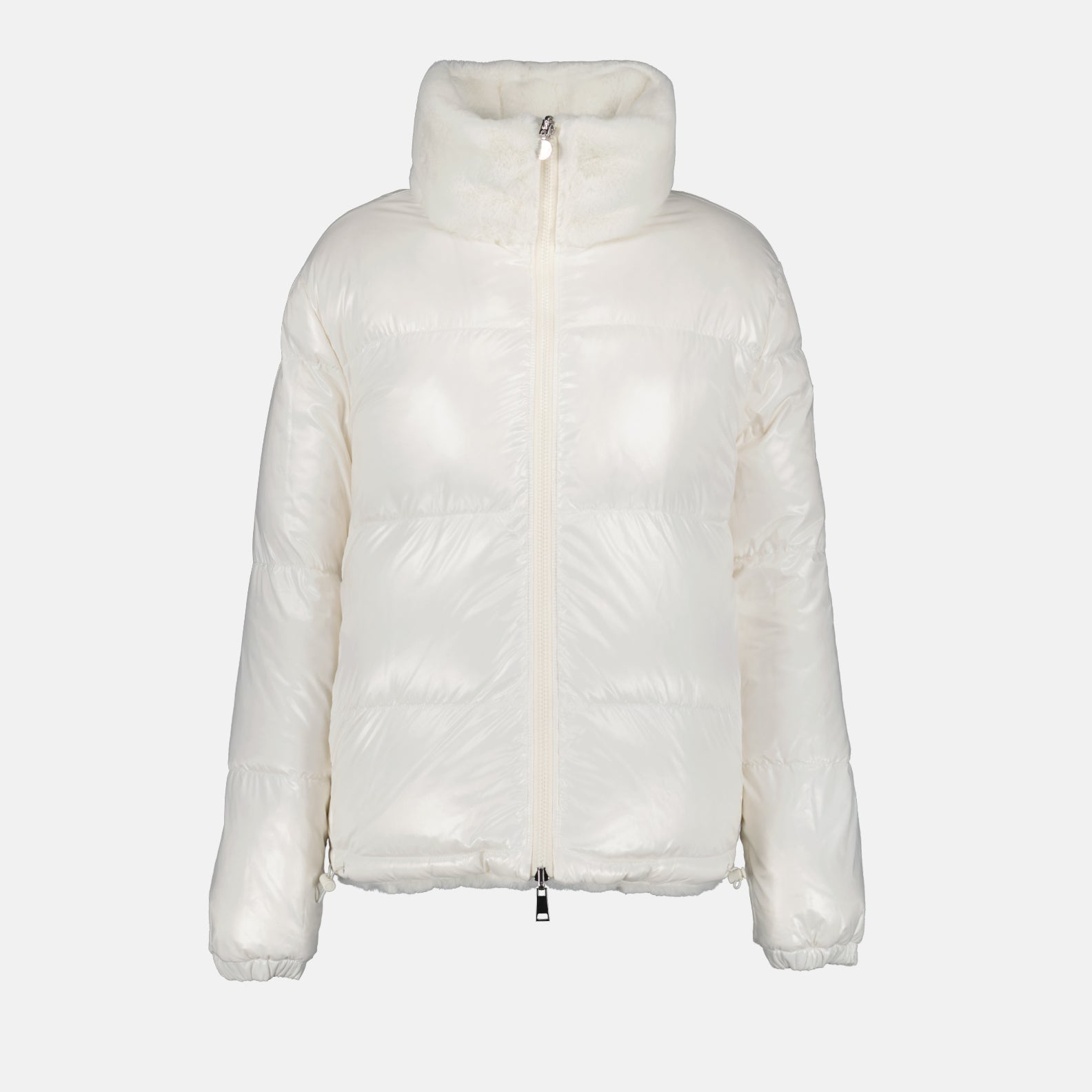 Manteaux Doudoune Pluvier Moncler Blanc Femme