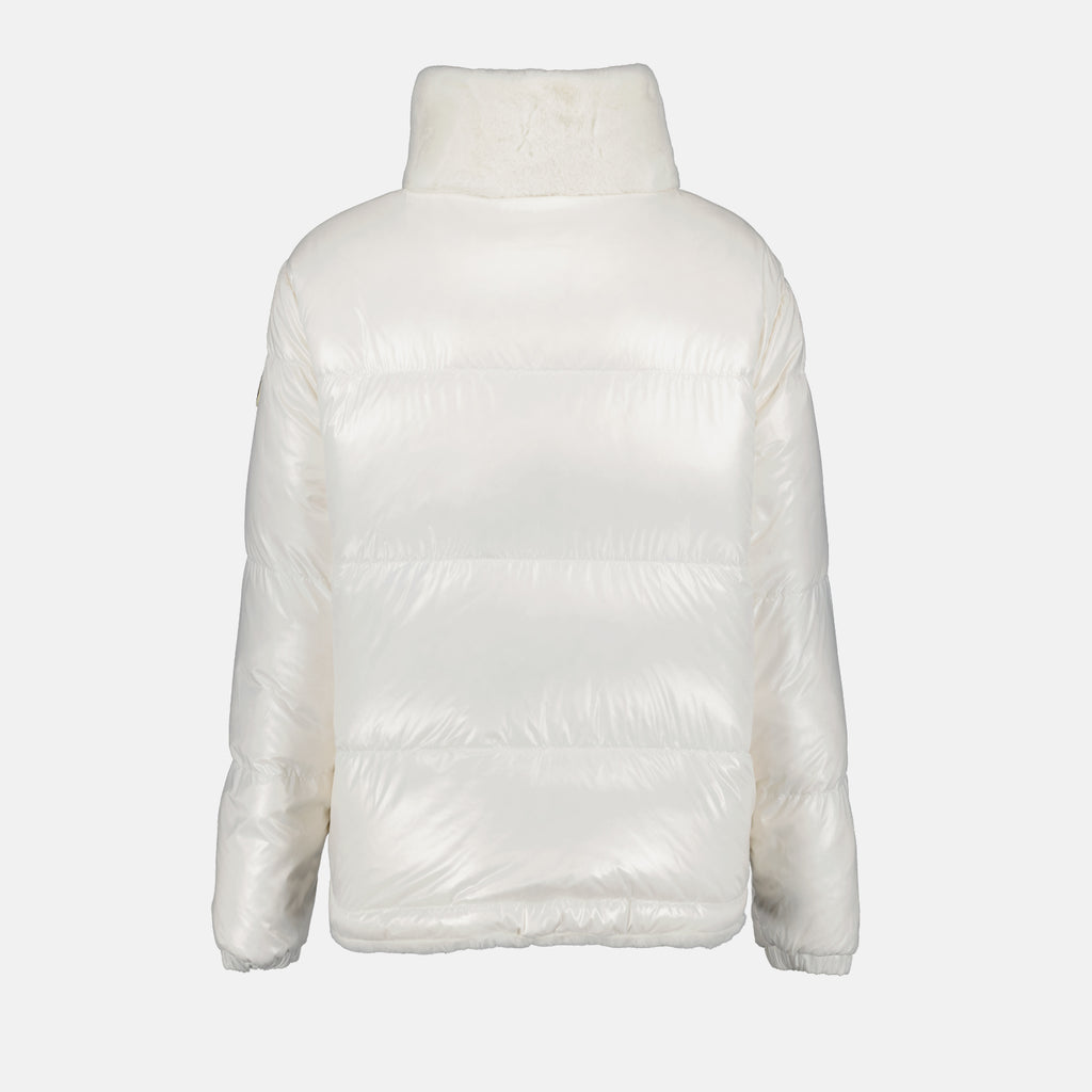 Manteaux Doudoune Pluvier Moncler Blanc Femme