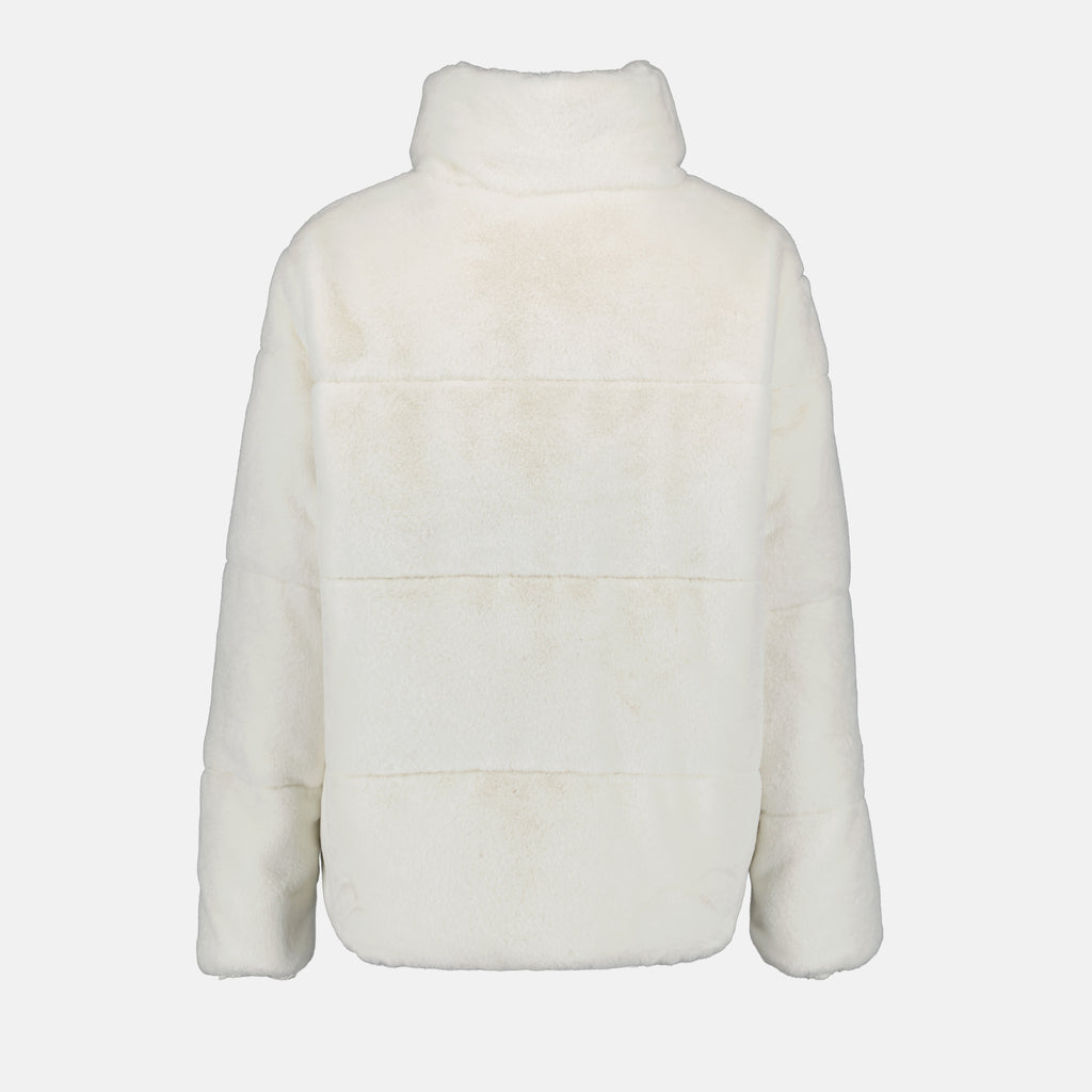 Manteaux Doudoune Pluvier Moncler Blanc Femme