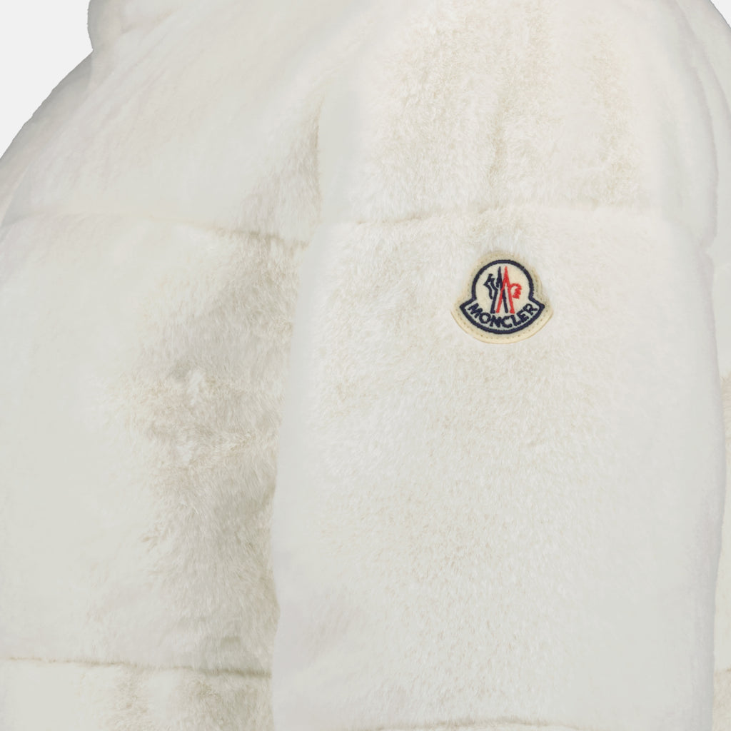 Manteaux Doudoune Pluvier Moncler Blanc Femme