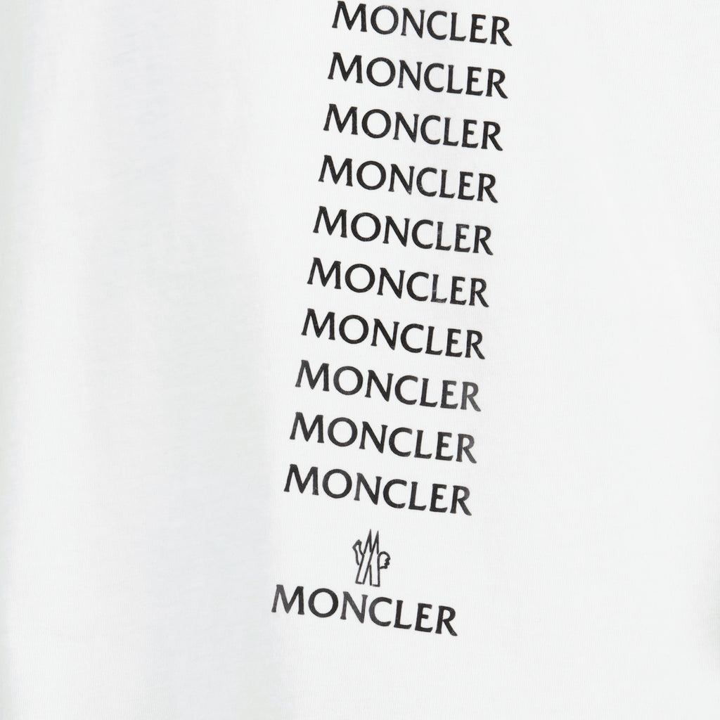 T-shirt T-shirt à logo Moncler Bianco Homme