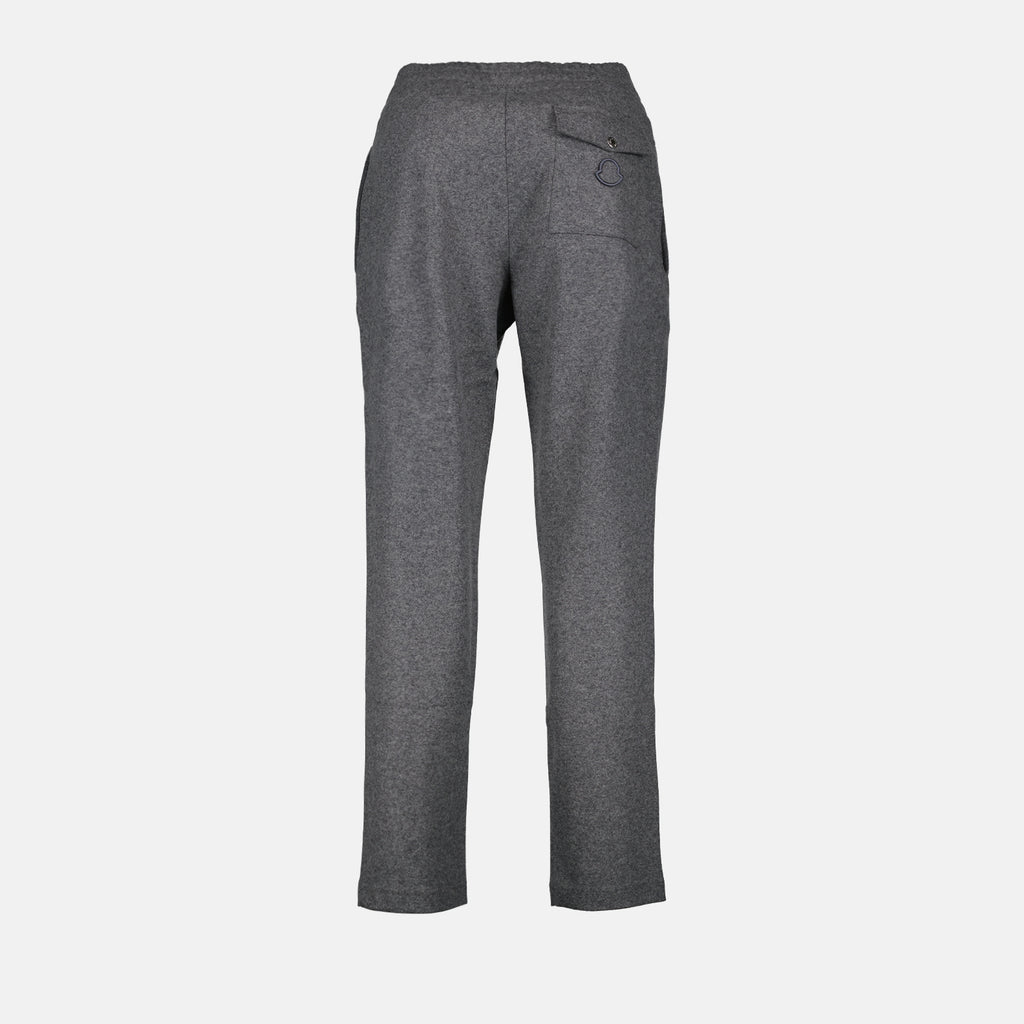 Hosen Pantalon jogging en laine Moncler Grau Homme