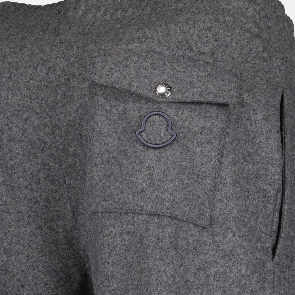 Hosen Pantalon jogging en laine Moncler Grau Homme