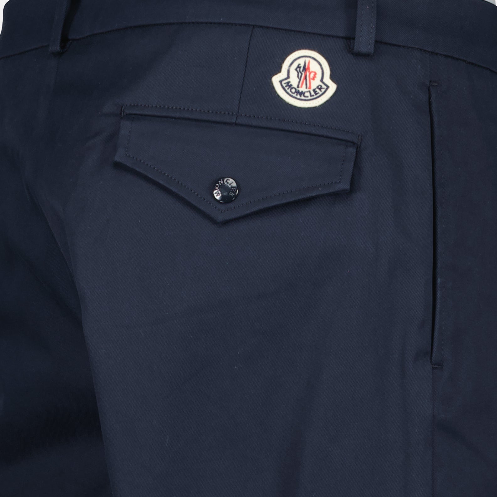 Pantalones Pantalones Chino Moncler Azul Homme