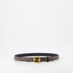 Cintos Ceinture FF Fendi Marrom Femme