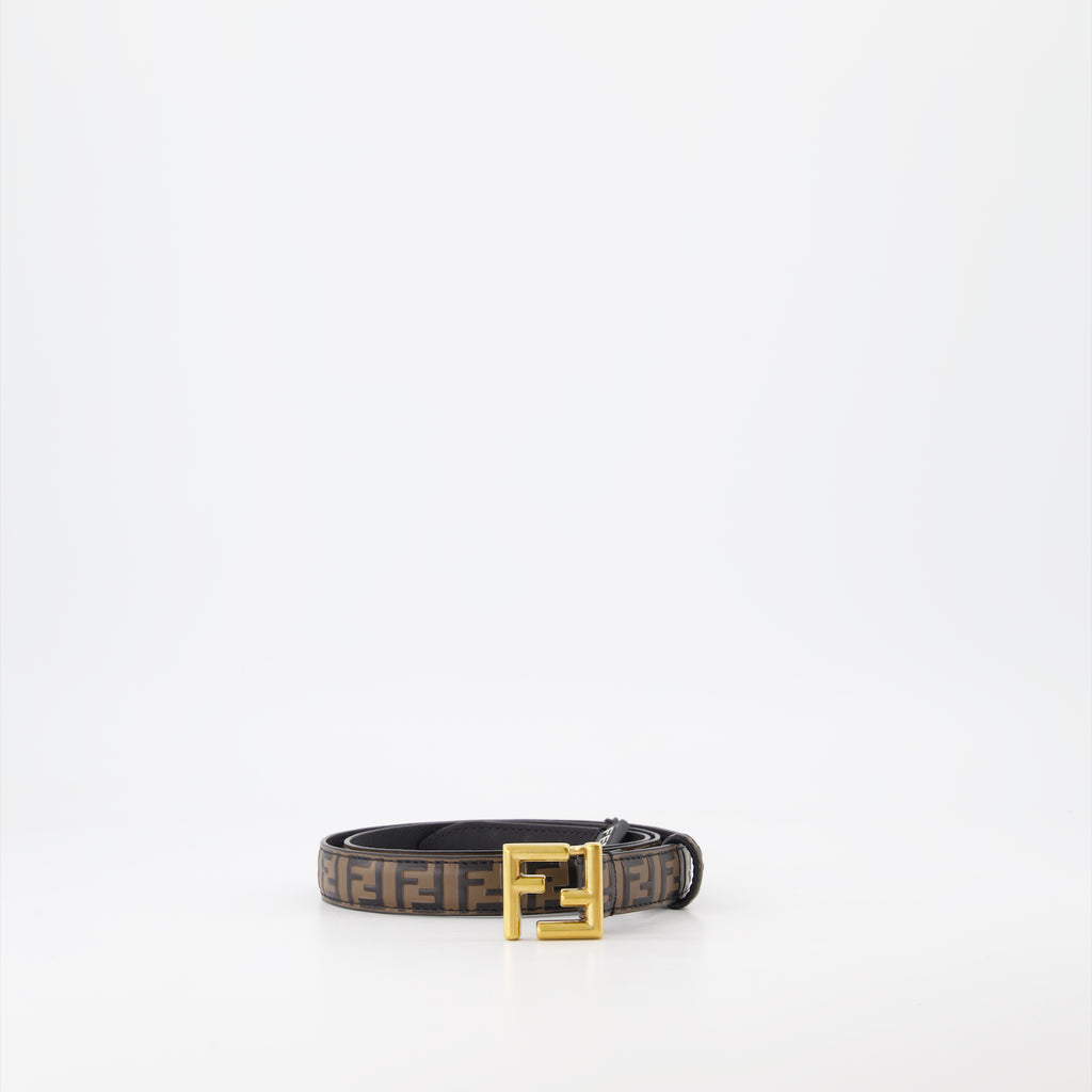 Cintos Ceinture FF Fendi Marrom Femme