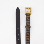 Cintos Ceinture FF Fendi Marrom Femme